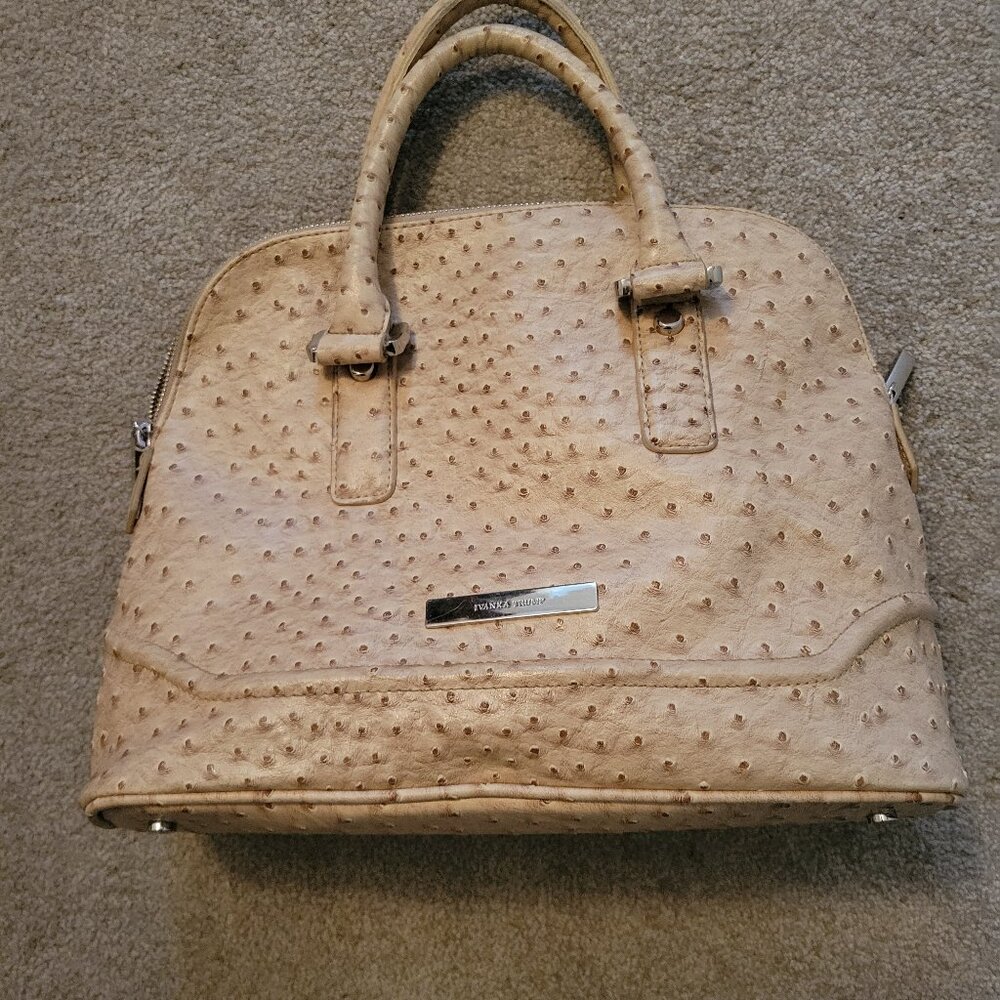 IVANKA TRUMP OSTRICH SKIN PURSE